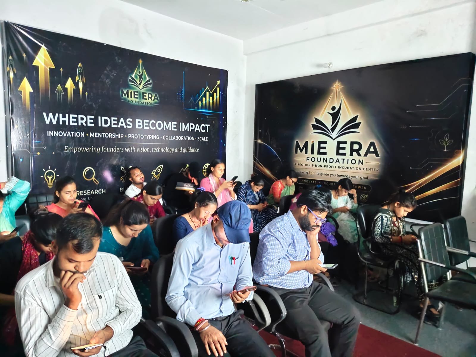 Knowledge, participation and a little competition — participants taking on the quiz challenge.