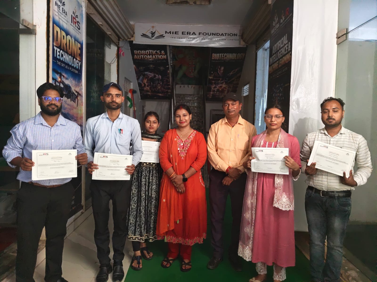 Recognising excellence — the Top 5 performers were awarded Certificates of Offer for their outstanding performance in the quiz
